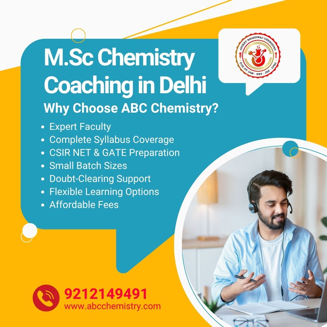 Study guide — M.Sc Chemistry Coaching in Delhi