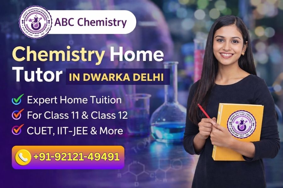 One-on-one study desk with chemistry notes, periodic table sheet, and glassware