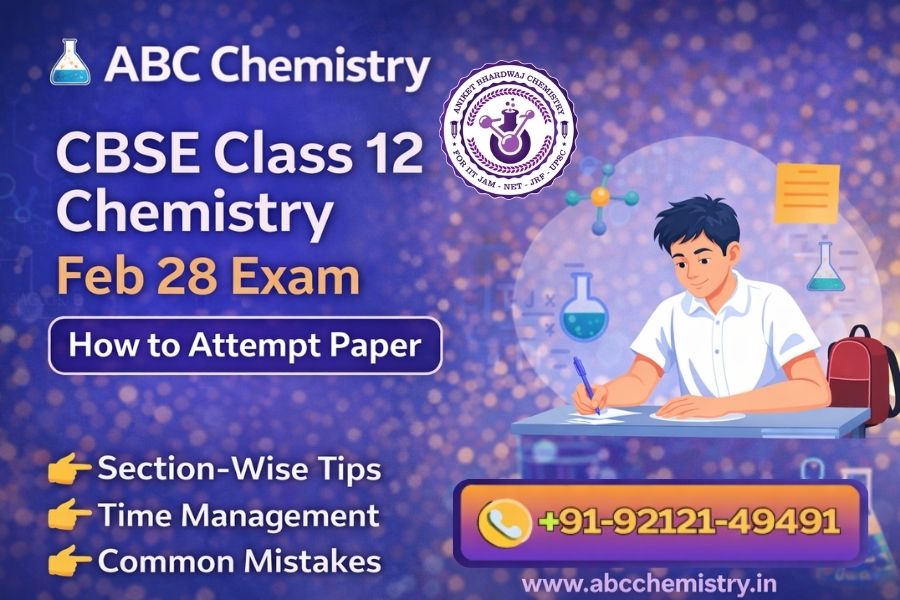 Study guide — CBSE Class 12 Chemistry Feb 28 Exam: How to Attempt Paper