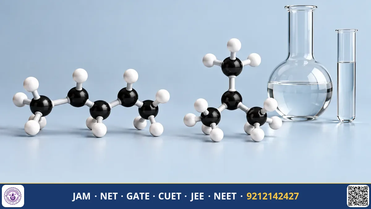 Skeletal structures of branched alkanes with functional groups, ball-and-stick cis-trans isomer models