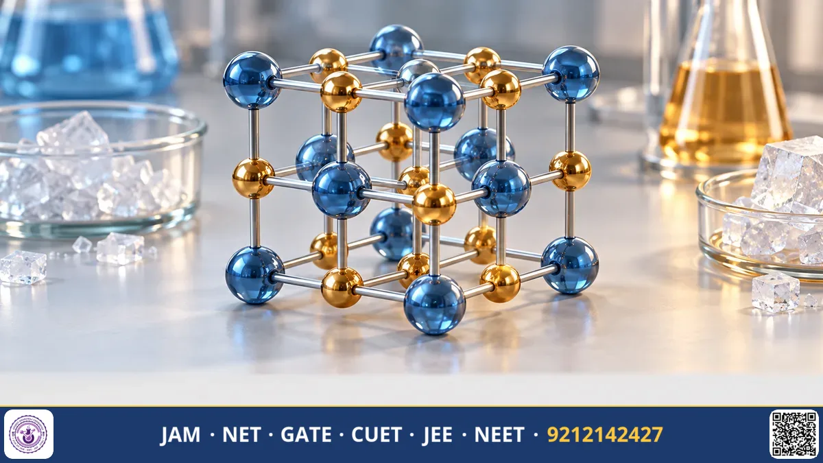 Three-dimensional crystalline lattice unit cell with atomic sphere packing