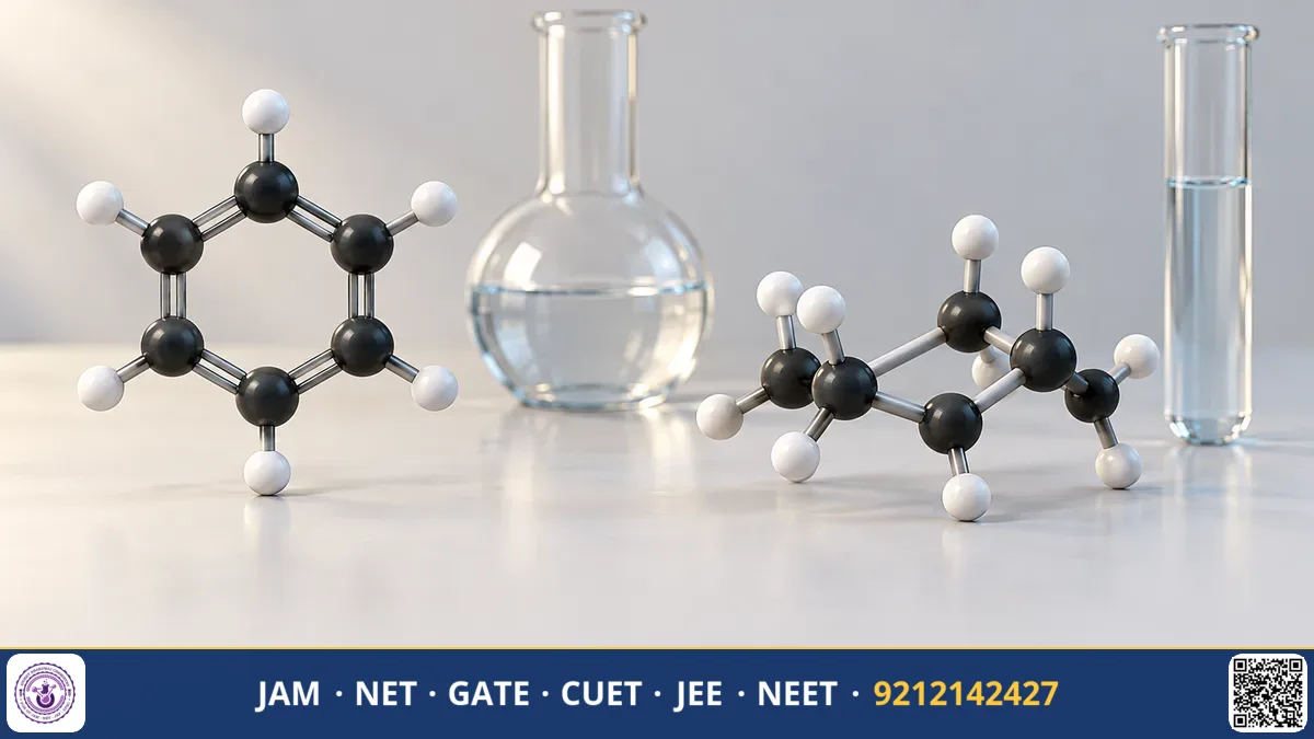 Cyclohexane ring flips, cyclopropane ball-and-stick models, and conformational strain diagrams