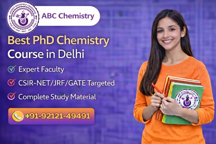 Best phd chemistry course in Delhi