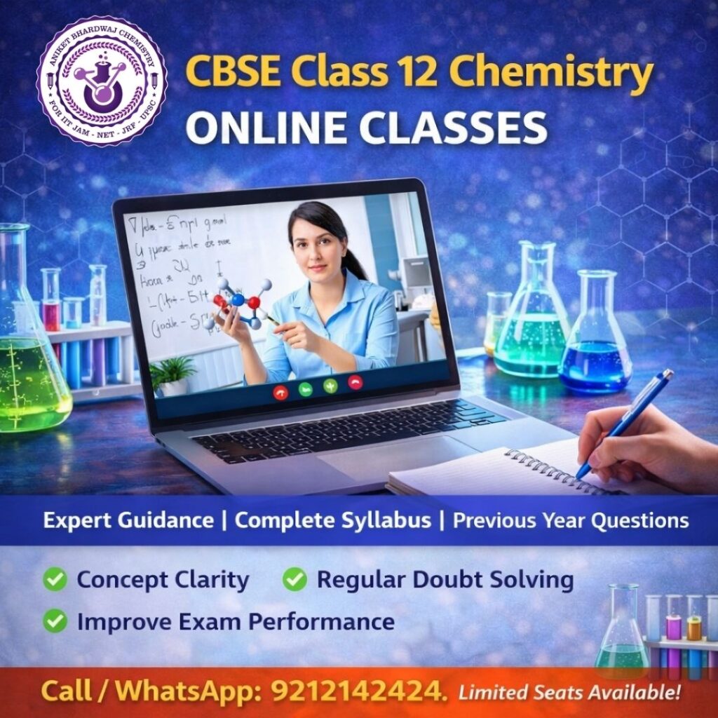 CBSE Class 12 Chemistry Online Classes