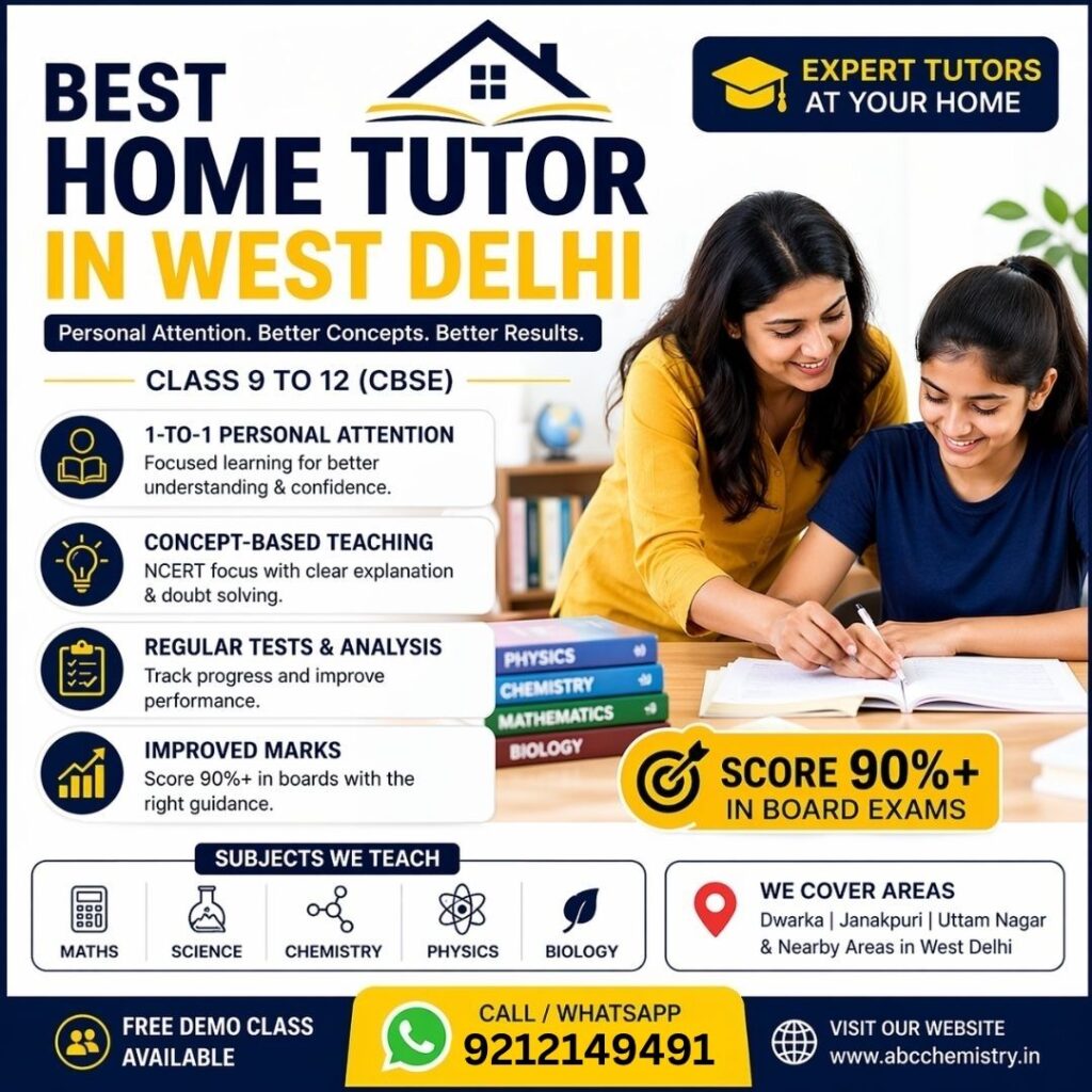Best home tutor in West Delhi india