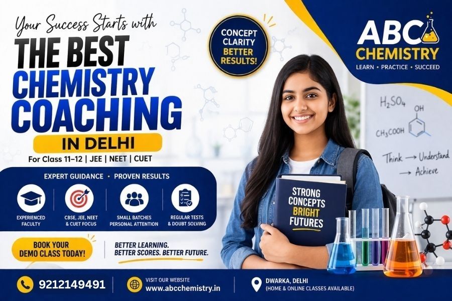 The best chemistry coaching in Delhi