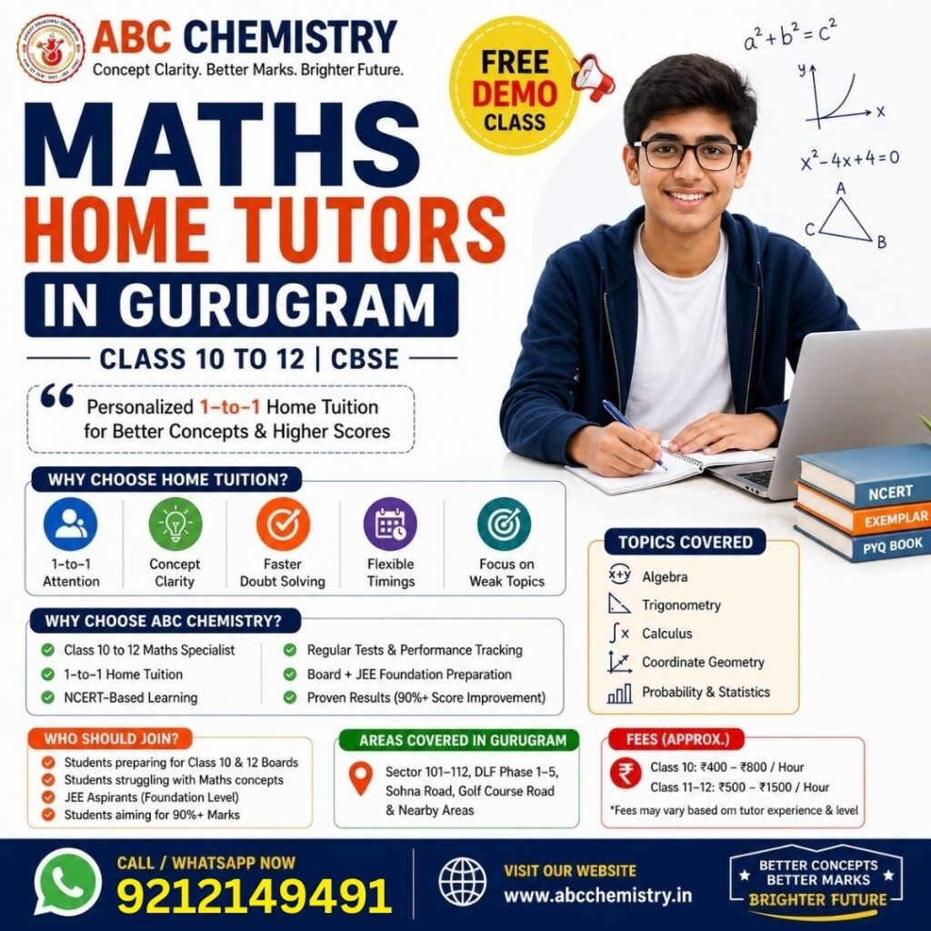 Best Maths Home Tutors in Gurugram