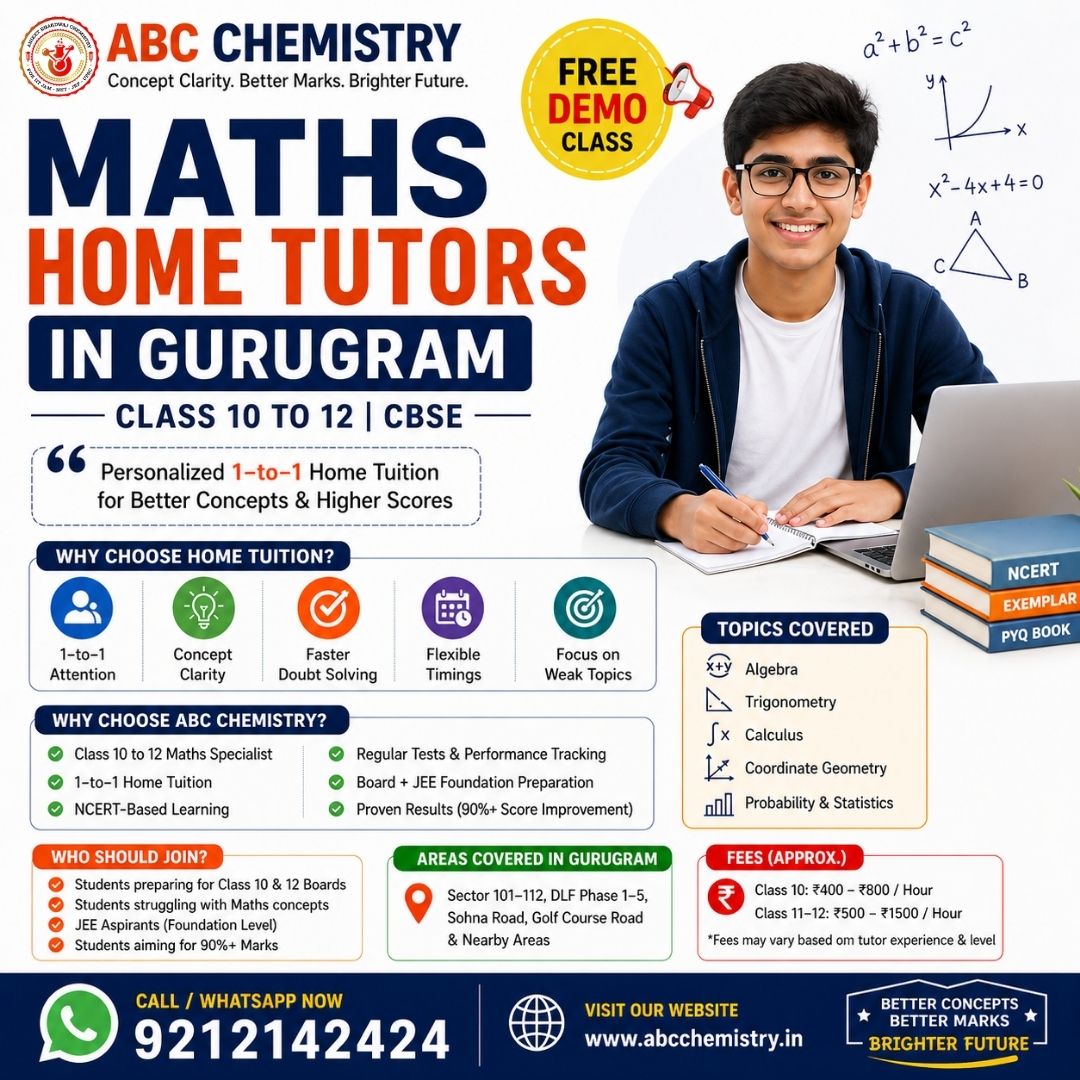 Maths Tuition in Gurgaon Near Me